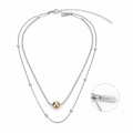 Aurora Dúo Necklace ( Waterproof/ Hipoalergenic / Stainless steel )